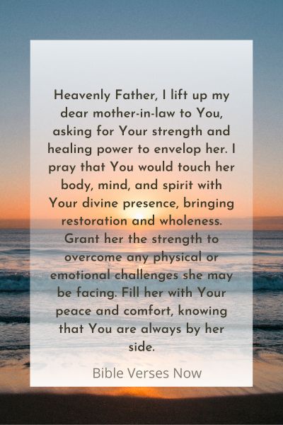 A Prayer for Strength and Healing for My Mother-in-Law