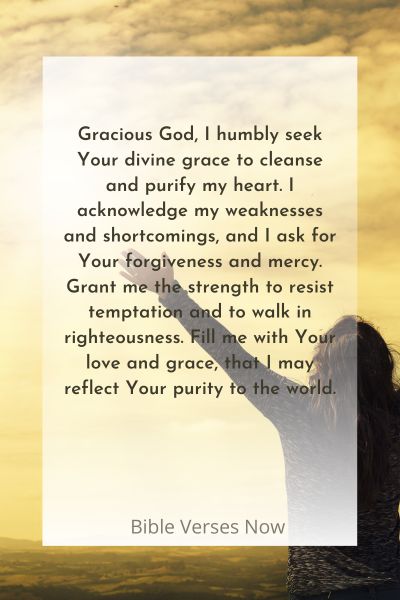 A Prayer for a Pure Heart