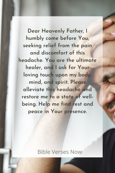 A Prayer for the Healing of Headaches