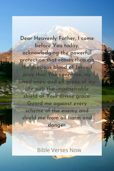 A Prayer for the Powerful Protection of Jesus' Blood