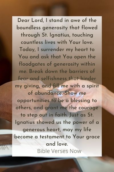 A Prayer in the Footsteps of St. Ignatius
