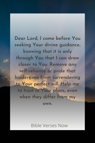 A Prayer to Draw Closer to God