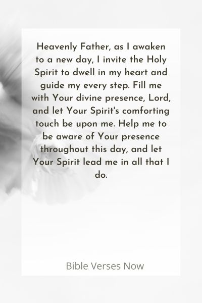 A Prayer to Invite the Holy Spirit into Your Morning