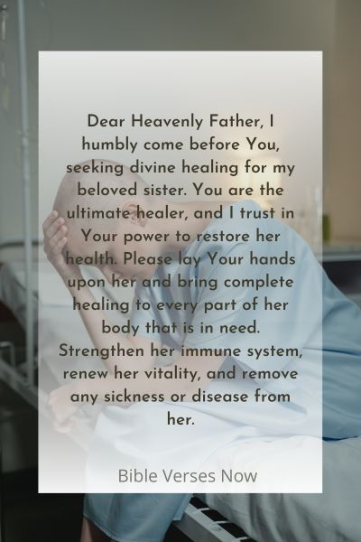 A Request for My Beloved Sister
