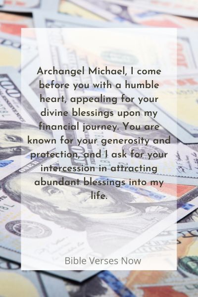 Appealing to Archangel Michael for Financial Blessings