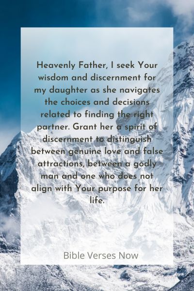 Asking for God's Wisdom and Discernment in My Daughter's Choices