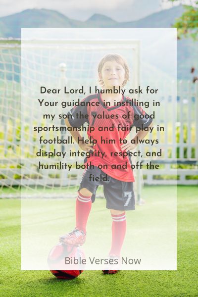 Asking for Good Sportsmanship and Fair Play in Football