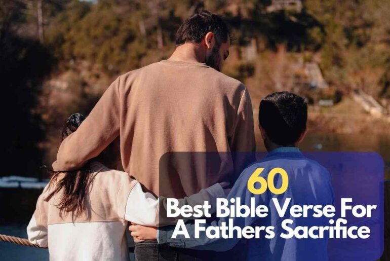 Bible Verse For A Fathers Sacrifice