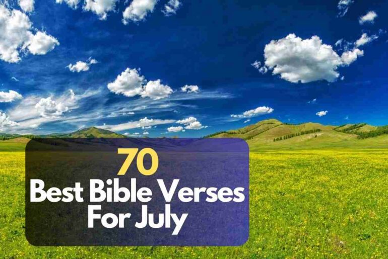 Bible Verses For July