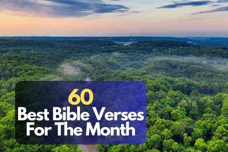 Bible Verses For The Month