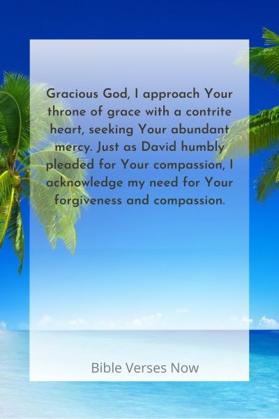 David's Humble Supplication in Prayer