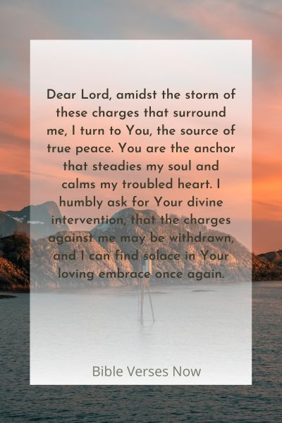 Finding Peace in the Storm Prayer