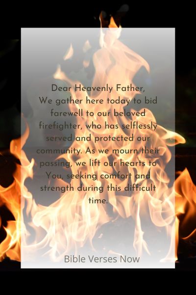 Fireman's Prayer for Funeral