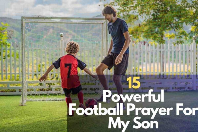 Football Prayer For My Son