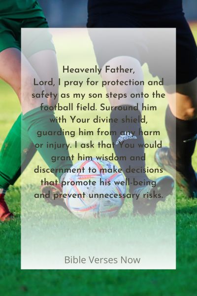 Football Prayer For My Son
