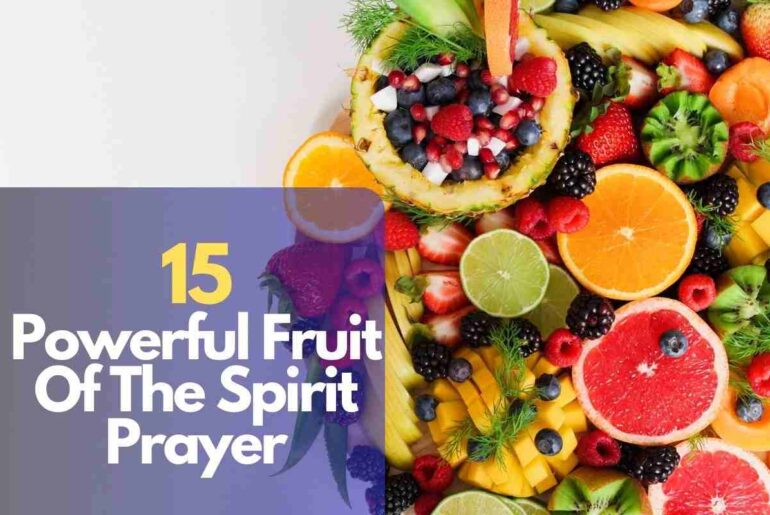 Fruit Of The Spirit Prayer