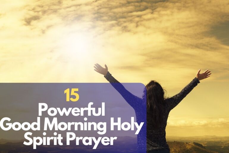 Good Morning Holy Spirit Prayer