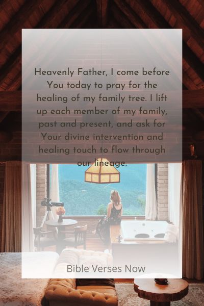 Healing Prayer For Family Tree