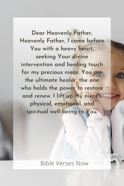 Healing Prayer For My Niece