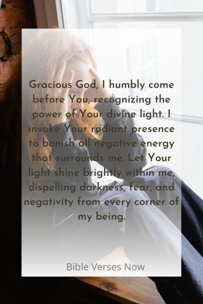 Invoking Divine Light to Banish Negative Energy