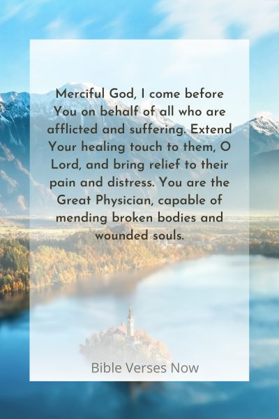 Invoking God's Healing Touch on the Afflicted