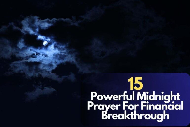 Midnight Prayer For Financial Breakthrough