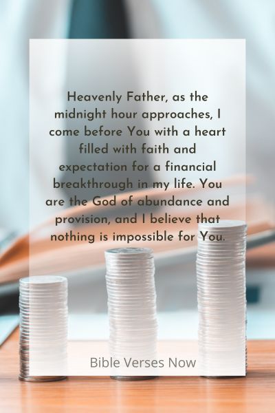 Midnight Prayer For Financial Breakthrough