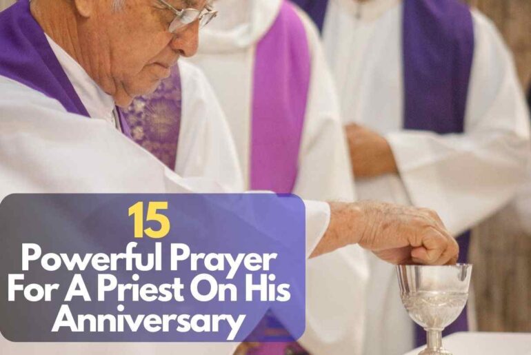 Prayer For A Priest On His Anniversary