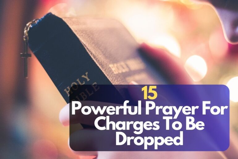 Prayer For Charges To Be Dropped