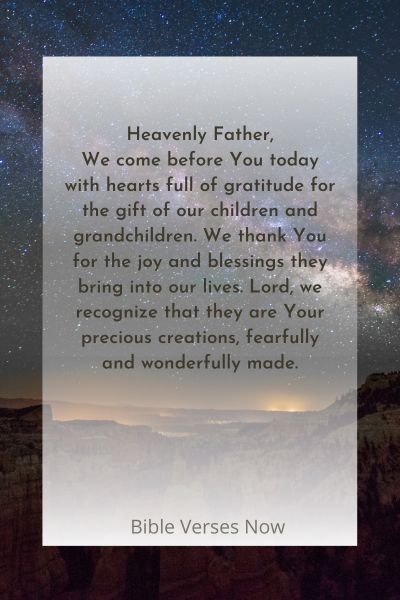 Prayer For Children And Grandchildren