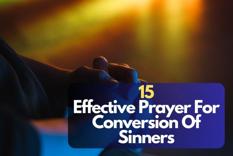 Prayer For Conversion Of Sinners