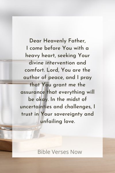 Prayer For Everything To Be Okay