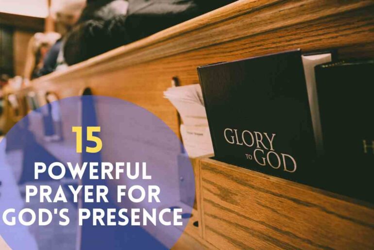 Prayer For God's Presence