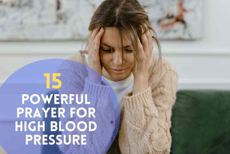 Prayer For High Blood Pressure
