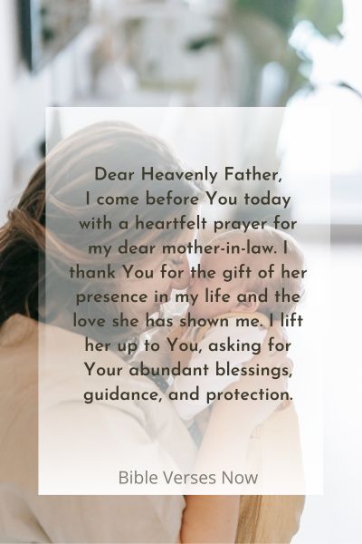 Prayer For Mother In law