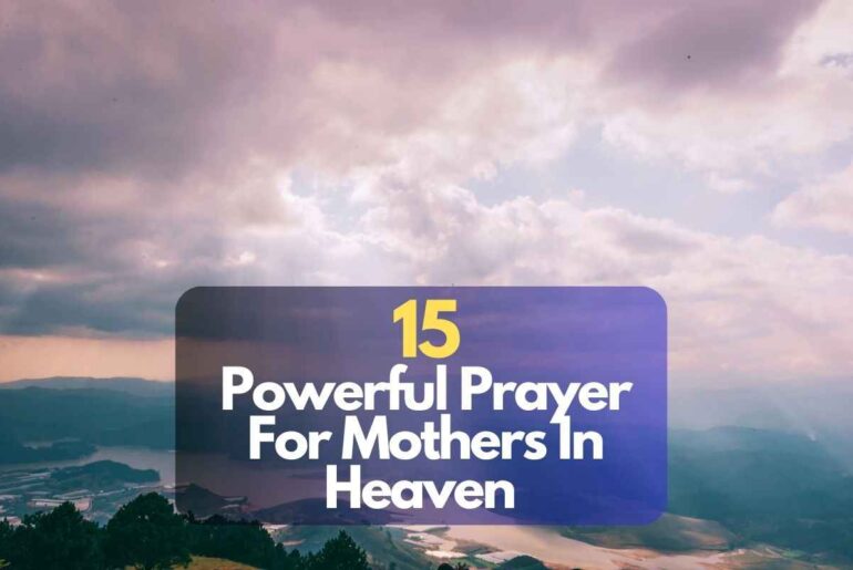 Prayer For Mothers In Heaven