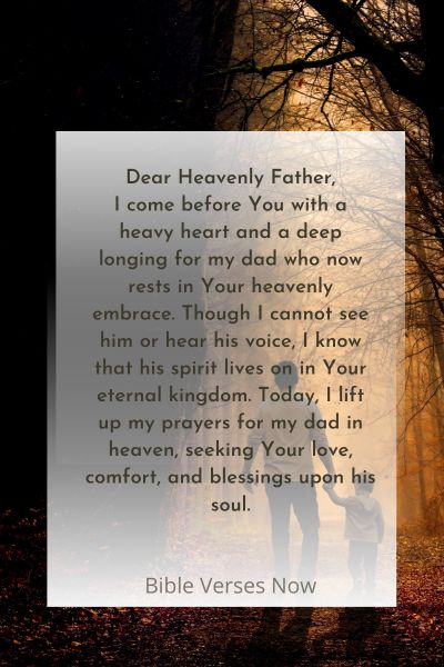 Prayer For My Dad In Heaven