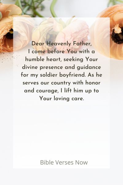 Prayer For My Soldier Boyfriend