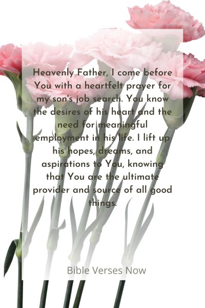 Prayer For My Son To Get A Job