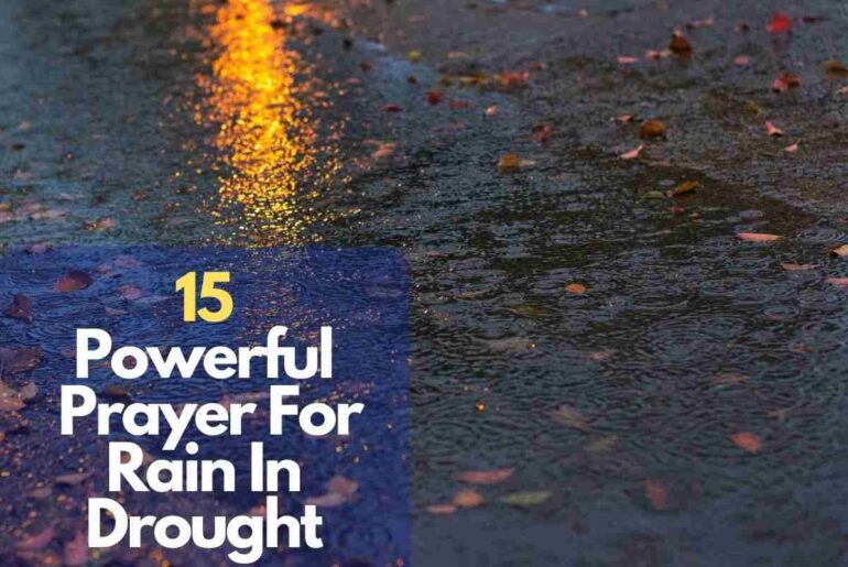 Prayer For Rain In Drought