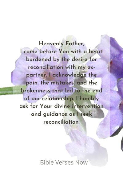 Prayer For Reconciliation With An Ex