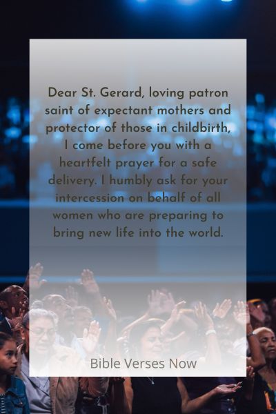 Prayer For Safe Delivery St. Gerard