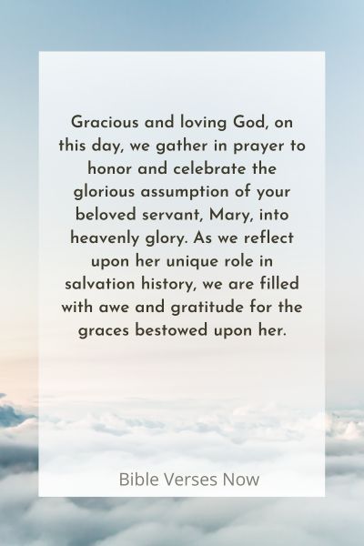 Prayer For The Assumption Of Mary
