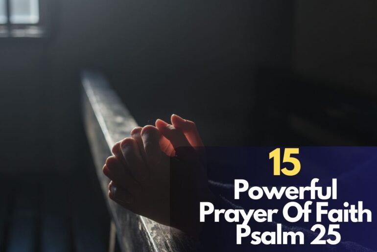 Prayer Of Faith Psalm 25