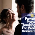 Prayer Thanking God For Wedding Anniversary