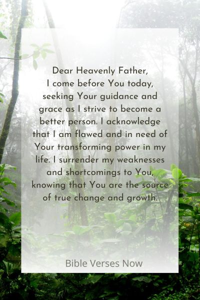 Prayer To Be A Better Person