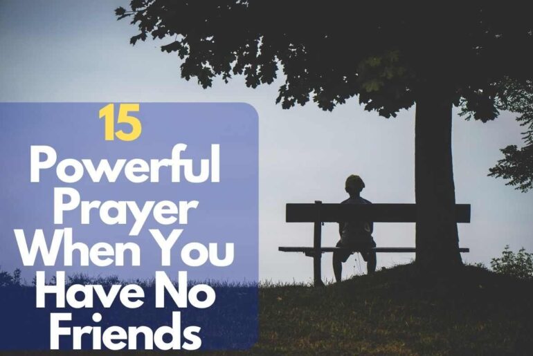 Prayer When You Have No Friends