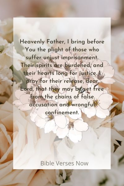 Prayer for Freedom from Unjust Imprisonment