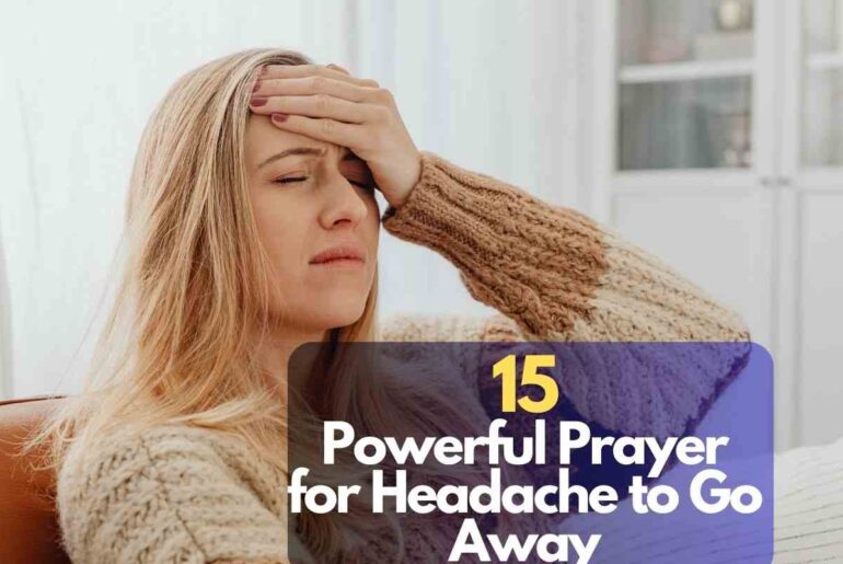 Prayer for Headache to Go Away