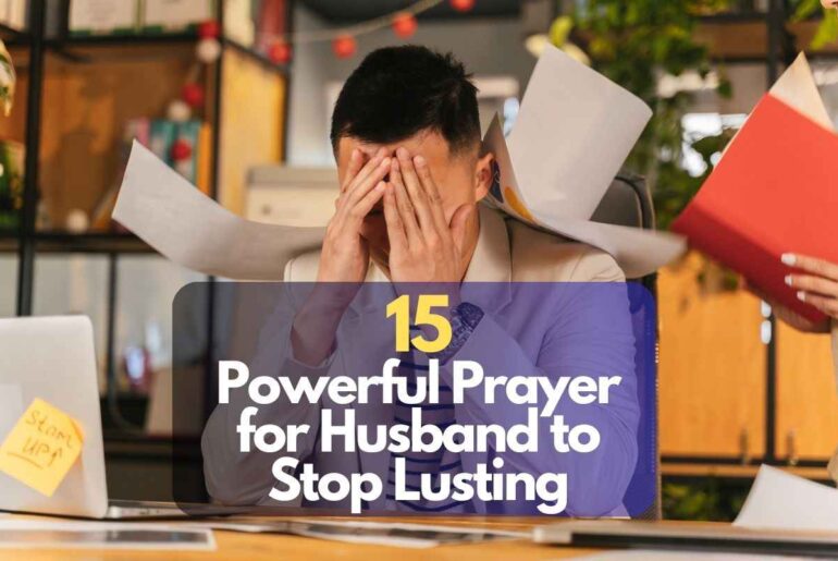 Prayer for Husband to Stop Lusting